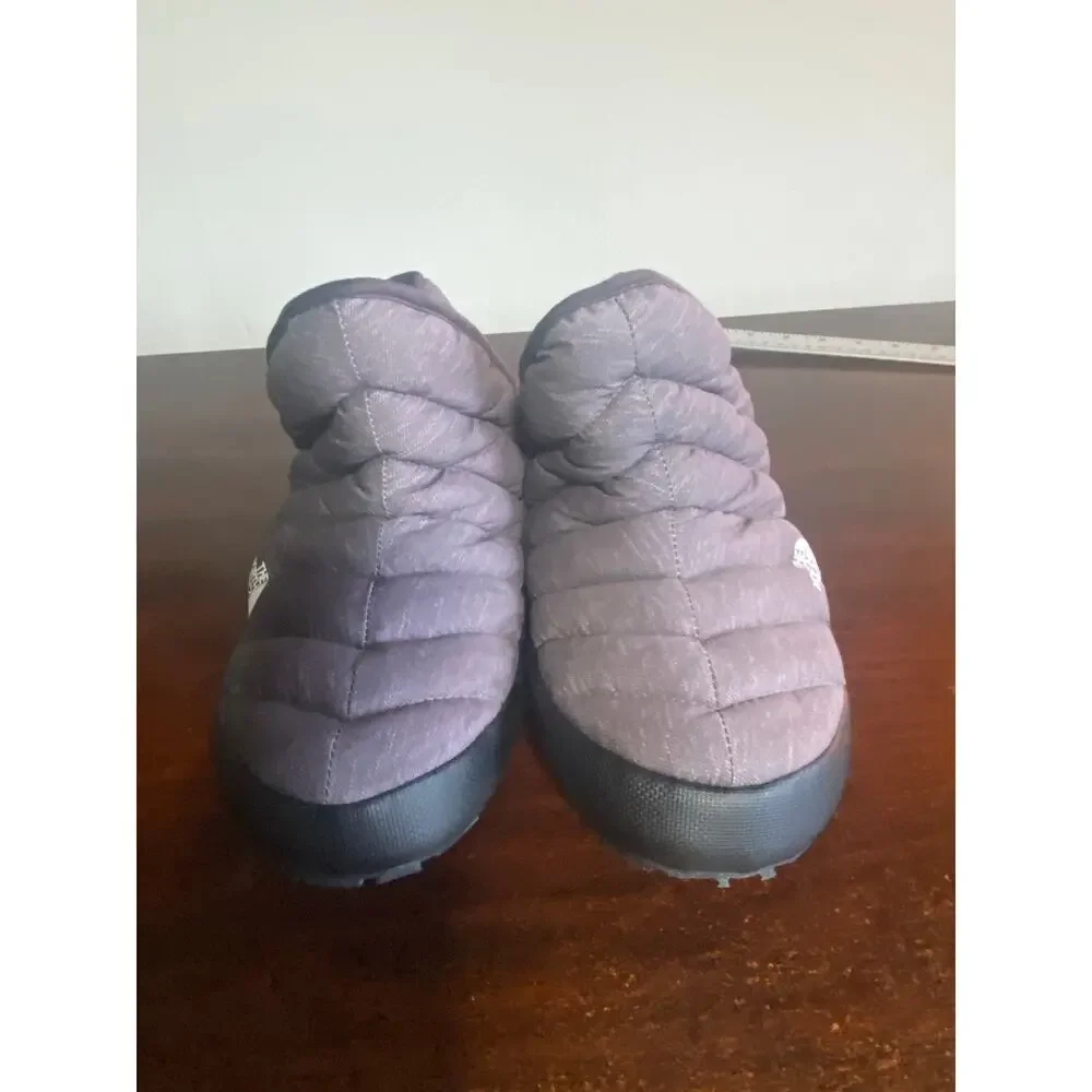 Men's The North Face ThermoBall Traction Booties Gray Heather Print 10